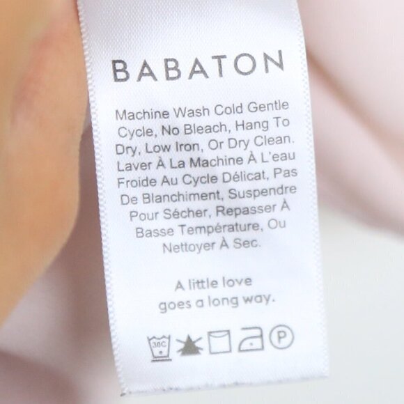 Aritzia Babaton Galen Camisole Mesh Tank Top Light Pink Blouse Size XXS - Picture 6 of 6